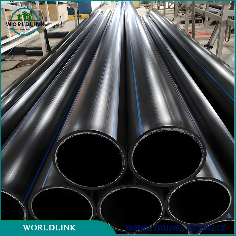 Tuyau à armature en fil d'acier HDPE