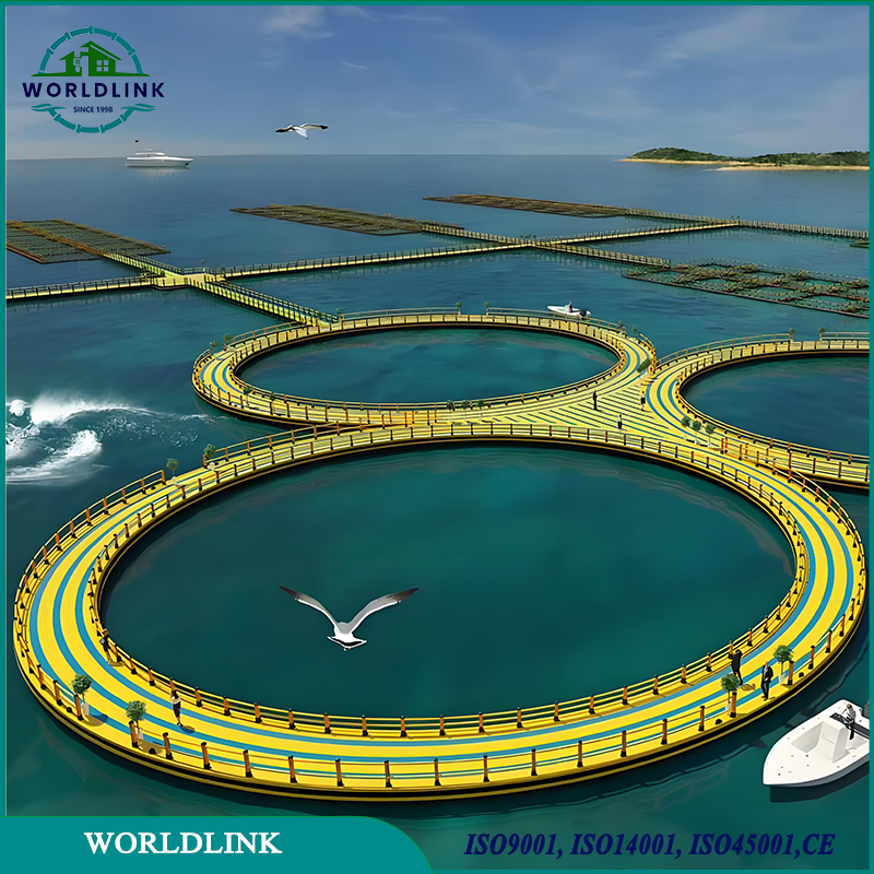 HDPE Pipes and Fittings for Fish Farming