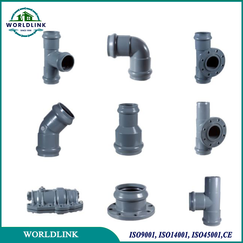 Steel-plastic fittings Rubber Ring Joint