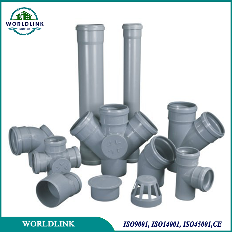 Raccords en PVC à Emboîtement avec Joint en Caoutchouc