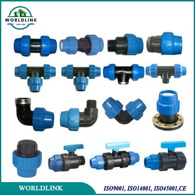 Plastic Quick Connector PP Plumbing Fittings