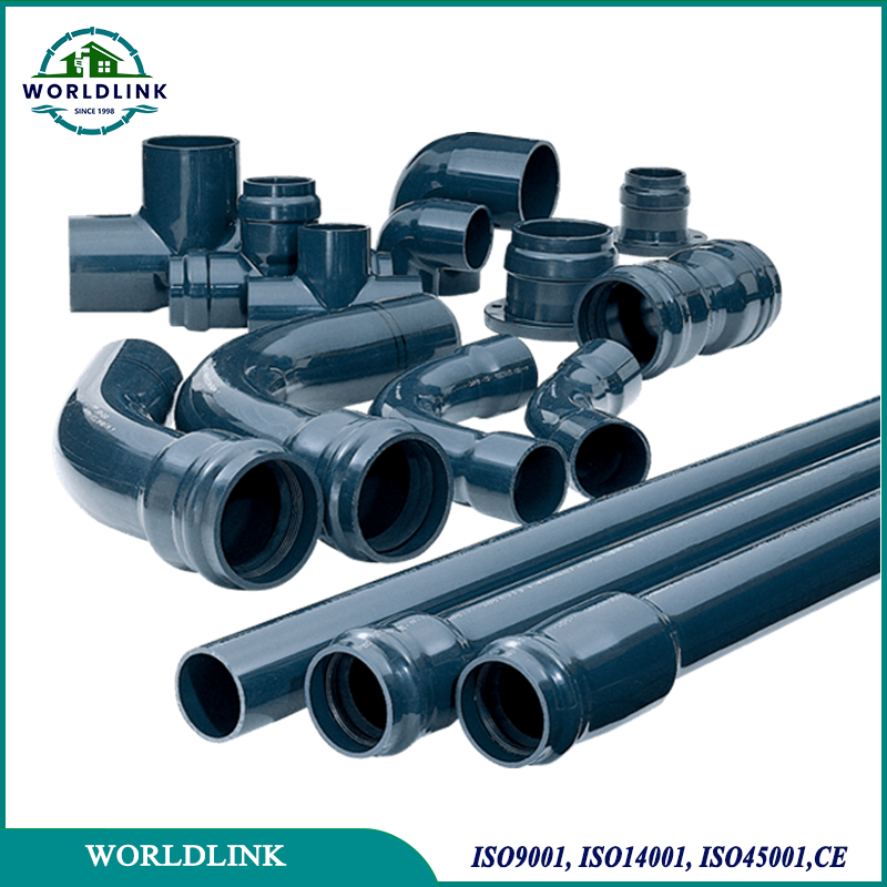 Raccords en PVC à Emboîtement avec Joint en Caoutchouc