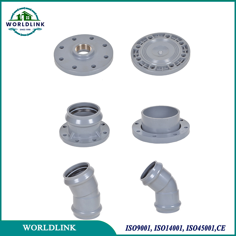 Steel-plastic fittings Rubber Ring Joint