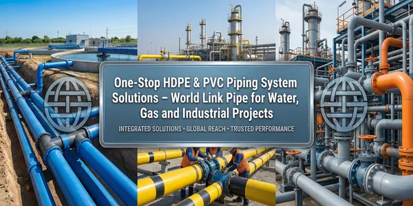 One-Stop HDPE & PVC Piping System Solutions – World Link Pipe for Water, Gas and Industrial Projects