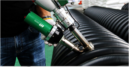  Plastic extrusion welding gun BGT-600 is used for pipeline welding