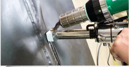 塑料挤出式焊枪BGT-600E/600F/610E应用于板材焊接