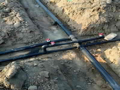  HDPE hot melt socket fittings for agricultural irrigation