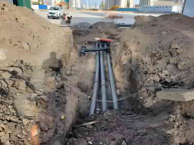  HDPE electrofusion pipe fittings are used in municipal water supply and drainage projects