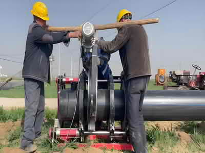  HDPE high pressure grade pipe fittings are used in power communication