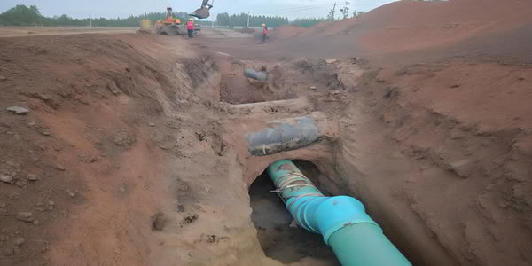 Ultra-high impact resistance polyvinyl chloride (PVC-UH) water supply and drainage pipes are used in agricultural irrigation systems.