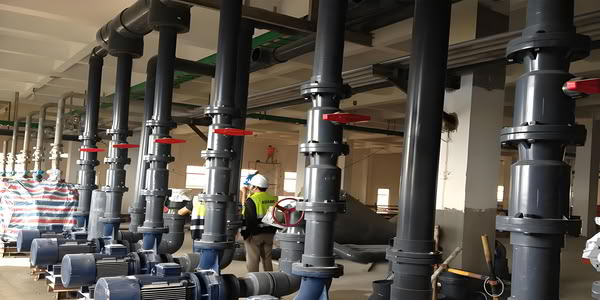 PVC-U给水管用于水处理行业